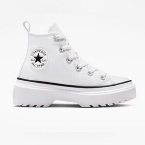 Converse Kids Chuck Taylor All Star Lugged Lift Platform Canvas High Top Shoe 7